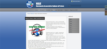 Radio MAIE Mondiale - la Radio degli Italiani all'Estero